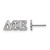Sterling Silver Delta Phi Epsilon X-Small Post Earrings by LogoArt (SS005DPH)