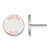 Sterling Silver Delta Zeta Enamel Post Earrings by LogoArt (SS020DZ)