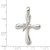 Image of Sterling Silver Dove Cross Pendant QC4348