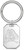 Image of Sterling Silver East Carolina University Key Chain by LogoArt