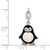 Image of Sterling Silver Enamel Penguin Pendant
