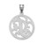 Image of Sterling Silver Fancy Script Initial F Pendant
