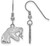Image of Sterling Silver Florida A&M University Small Dangle Earrings by LogoArt