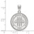 Sterling Silver Florida State University Large Crest Pendant by LogoArt