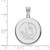 Image of Sterling Silver Florida State University Large Disc Pendant by LogoArt SS085FSU