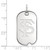 Sterling Silver Florida State University Small Dog Tag by LogoArt