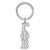 Sterling Silver Gamma Phi Beta Key Chain by LogoArt