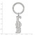 Sterling Silver Gamma Phi Beta Key Chain by LogoArt