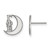 Sterling Silver Gamma Phi Beta X-Small Post Earrings by LogoArt (SS038GPB)