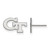 Sterling Silver Georgia Institute of Technology X-Small Post Earrings by LogoArt