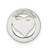 Image of Sterling Silver Glitter Infused & CZ Heart Slide Pendant
