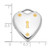Image of Sterling Silver Gold Plated 20mm Heart Locket Pendant