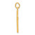 Image of Sterling Silver Gold Tone Shiny-cut Cross Pendant QC9692