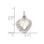 Image of Sterling Silver Heart Locket Pendant QLS828