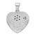 Image of Sterling Silver Heart with Multicolored Shell Pendant