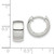 Image of 11mm Sterling Silver Hoop Earrings QE879