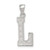 Image of Sterling Silver Initial L Pendant QC2762L