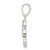 Image of Sterling Silver Initial R Pendant QC6512R