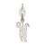 Image of Sterling Silver Initial W Pendant QC6510W Image of Sterling Silver Initial W Pendant QC6510W