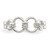 Image of Sterling Silver Interlocking Rings Design Toe Ring