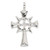 Image of Sterling Silver Iona Cross Pendant QC482