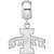 Image of Sterling Silver Iowa State University Small Dangle Bead by LogoArt (SS014IAS)