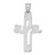 Image of Sterling Silver Jesus Cross Medium Pendant