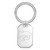 Sterling Silver Kansas State University Key Chain by LogoArt