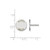 Sterling Silver Kappa Delta Enamel Post Earrings by LogoArt (SS020KD)