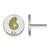 Sterling Silver Kappa Delta Enamel Post Earrings by LogoArt (SS047KD)