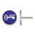 Sterling Silver Kappa Kappa Gamma Enamel Post Earrings by LogoArt (SS046KKG)
