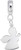 Image of Sterling Silver Large Angel CharmDrop Bead Charm by Rembrandt Image of Sterling Silver Large Angel CharmDrop Bead Charm by Rembrandt