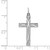 Image of Sterling Silver Laser Designed Cross Pendant QXR256