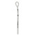 Image of Sterling Silver Latin Cross Pendant QC5399