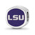 Image of Sterling Silver LogoArt Louisiana State University LSU Bead