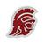 Image of Sterling Silver LogoArt Southern California Trojan Head Extruded Bead