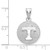 Image of Sterling Silver LogoArt The University of Tennessee Basketball Pendant
