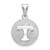 Image of Sterling Silver LogoArt The University of Tennessee Basketball Pendant