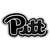Image of Sterling Silver LogoArt University Of Pittsburgh Pitt Script Enameled Logo Bead