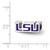 Sterling Silver Louisiana State U Primary Enamel Logo Bead by LogoArt