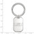 Sterling Silver Louisiana State University Key Chain by LogoArt