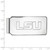 Image of Sterling Silver Louisiana State University Money Clip by LogoArt