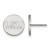 Sterling Silver Louisiana State University Small Disc Earrings by LogoArt