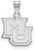 Sterling Silver Marquette University Small Pendant by LogoArt (SS015MAR)