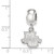 Sterling Silver Marquette University X-Small Dangle Bead Charm LogoArt SS012MAR