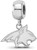 Image of Sterling Silver Montana State University Small Dangle Bead by LogoArt (SS014MTU)