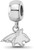 Image of Sterling Silver Montana State University XSmall Dangle Bead Charm LogoArt SS013