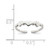 Image of Sterling Silver Multiple Hearts w/ Bead Design Toe Ring