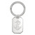 Sterling Silver Navy Key Chain by LogoArt (SS030USN)