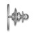 Sterling Silver Navy Lapel Pin by LogoArt (SS024USN)